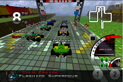 Screenshot 3D Pixel Racing Lite Screenshot 3D Pixel Racing Lite